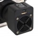 Sonata H Печка на дърва с USB вентилатор сребриста 35,5x26x28 см инокс