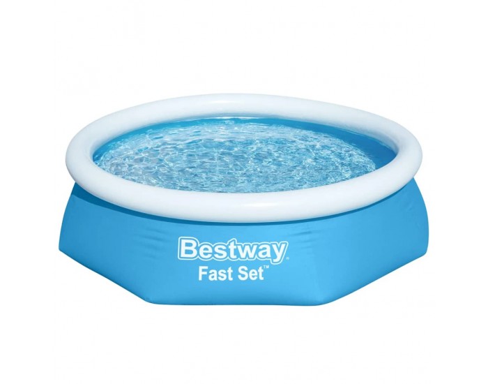 Bestway Fast Set Кръгъл надуваем басейн, 244x66 см, 57265