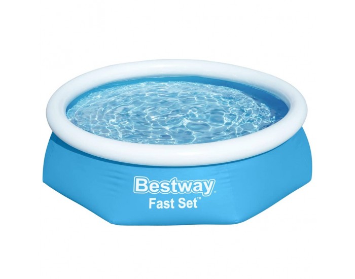 Bestway Fast Set Кръгъл надуваем басейн, 244x66 см, 57265