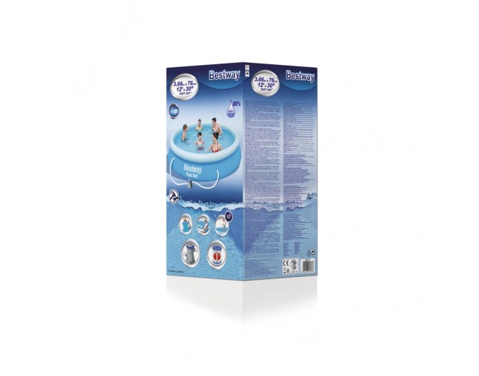 Bestway Басейн Fast Set, 366x76 cм, 57274