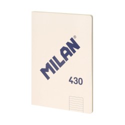 Milan Тетрадка 1918, А4, широки редове, картонена корица, 48 листа, бежова - Papetărie