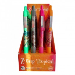 Zebra Химикалка Z-Grip Tropical, 20 броя в дисплей - Instrumente de scris