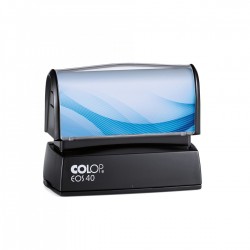 Colop Печат EOS, 40F, джобен, правоъгълен, 59 x 23 mm, син - Papetărie