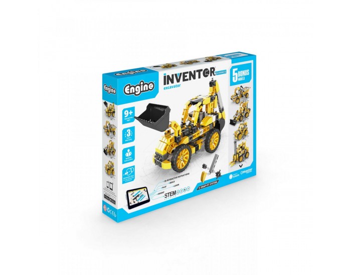 Engino Конструктор Inventor Mechanics - Багер, 5 в 1