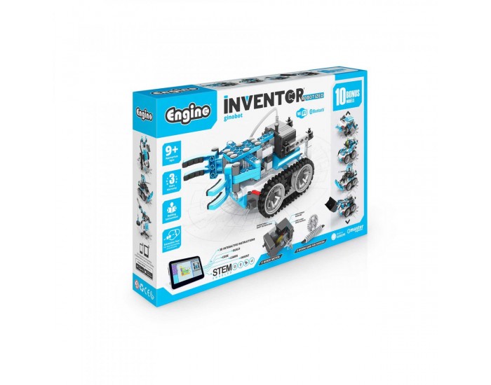 Engino Конструктор Inventor Robotized - Ginobot, 10 в 1, с допълнителен мотор