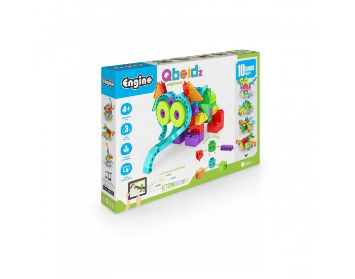 Engino Конструктор Qboidz - Слон, 10 в 1