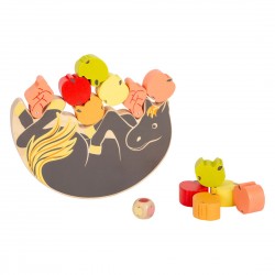 Small Foot Игра за баланс Приятели, дървена, 19 х 2 х 13 cm - Small Foot
