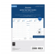 Filofax Пълнител за органайзер Classic, А5, за 2025 година, 1 седмица на 2 страници, вертикален