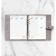 Filofax Пълнител за органайзер Classic, А5, за 2025 година, 1 седмица на 2 страници, вертикален