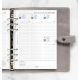 Filofax Пълнител за органайзер Classic, А5, за 2025 година, 1 седмица на 2 страници, вертикален