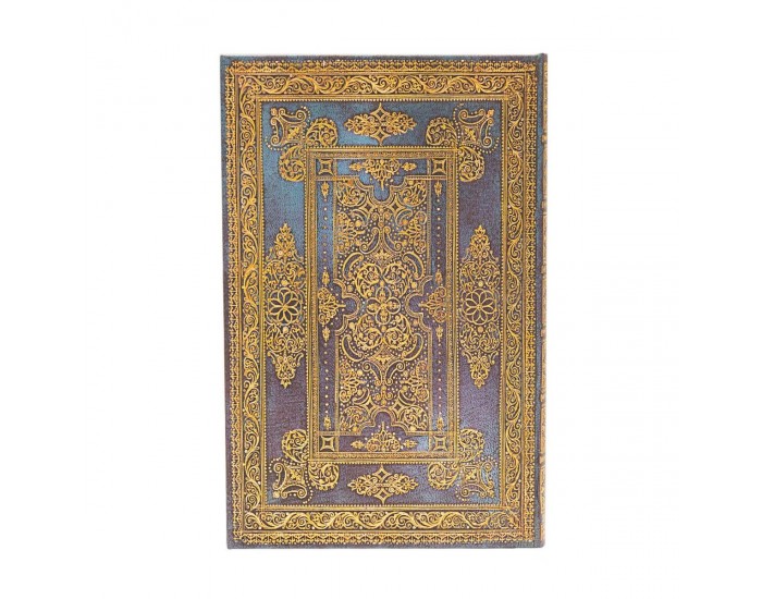 Paperblanks Планер Blue Luxe, Maxi, хоризонтален, твърда корица, 80 листа, за 2025 година