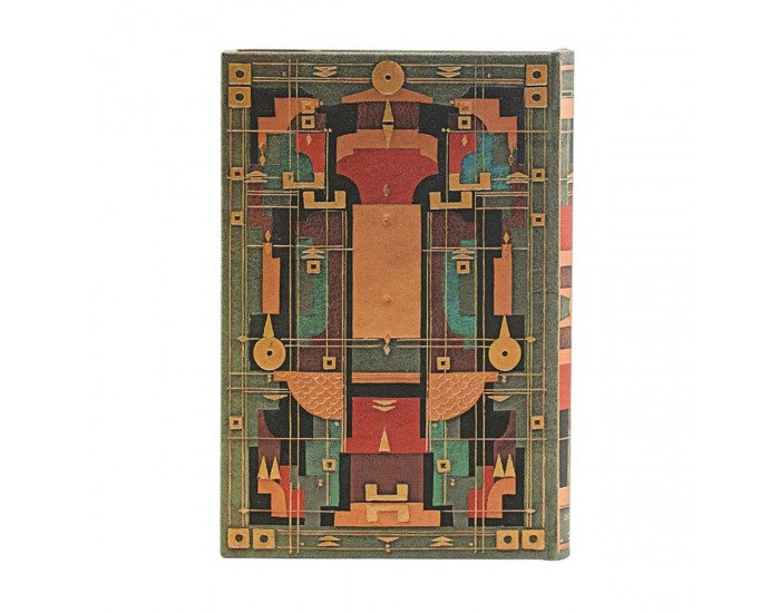 Paperblanks Планер Lion's Den, Mini, хоризонтален, твърда корица, 104 листа, за 2024-2025 година