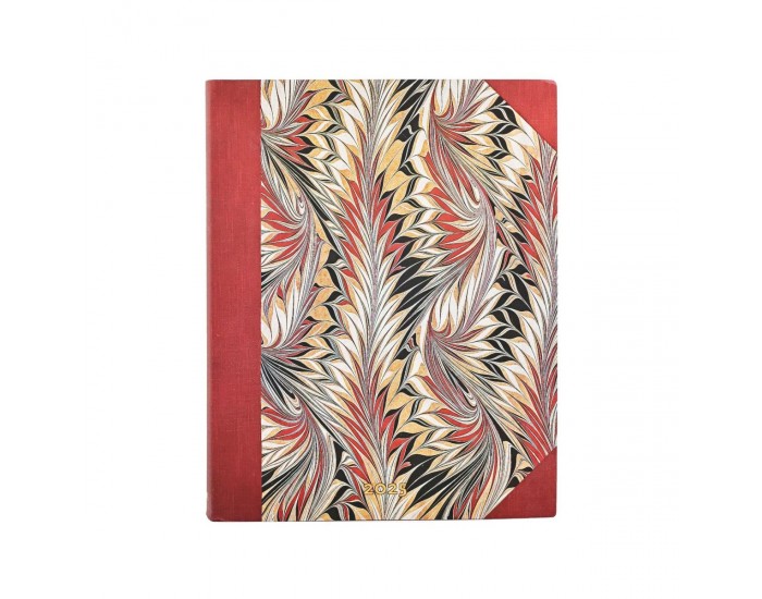 Paperblanks Планер Rubedo, Ultra, 1 ден на страница, мека корица, 216 листа, за 2025 година