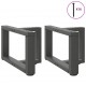 Sonata H Крака за холна маса T-образна 2 бр 40x25x(30-31)см стомана