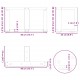 Sonata H Крака за холна маса T-образна 2 бр 40x25x(30-31)см стомана