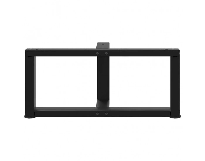 Sonata H Крака за холна маса T-образна 2бр черни 60x25x(30-31)см стомана