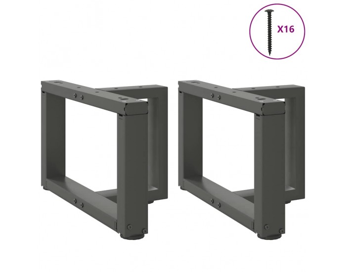 Sonata H Крака за холна маса T-образна 2 бр 50x25x(30-31)см стомана