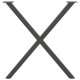 Sonata Picioare de masă în formă de X, 2 buc., antracit, 70x(72-73) cm, oțel