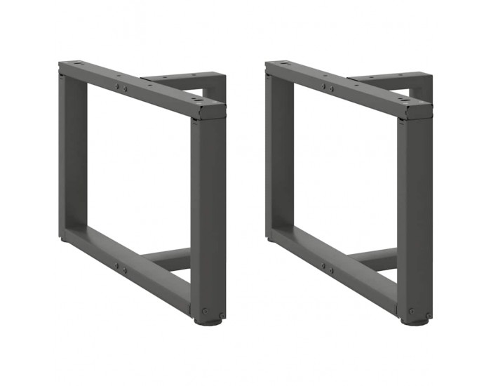 Sonata H Крака за холна маса T-образна 2 бр 70x25x(42-43) см стомана