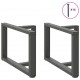 Sonata H Крака за холна маса T-образна 2 бр 70x25x(42-43) см стомана