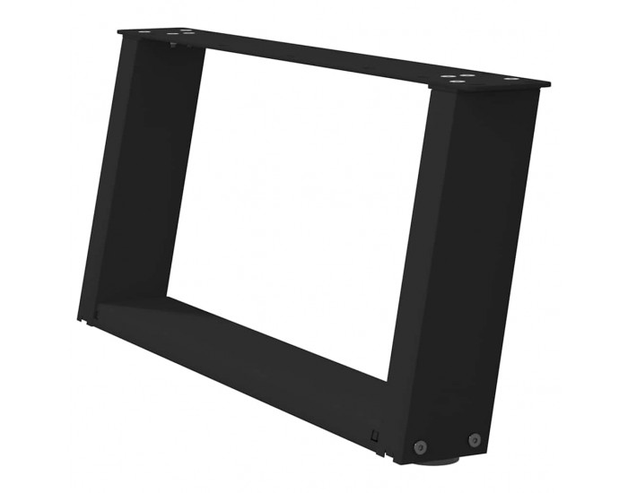 Sonata H Крака за холна маса с U-образна 2 бр черни 70x(30-31)см стомана