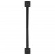 Sonata H Крака за маса за хранене с форма на X 2 бр. черни 90x(72-73) cm