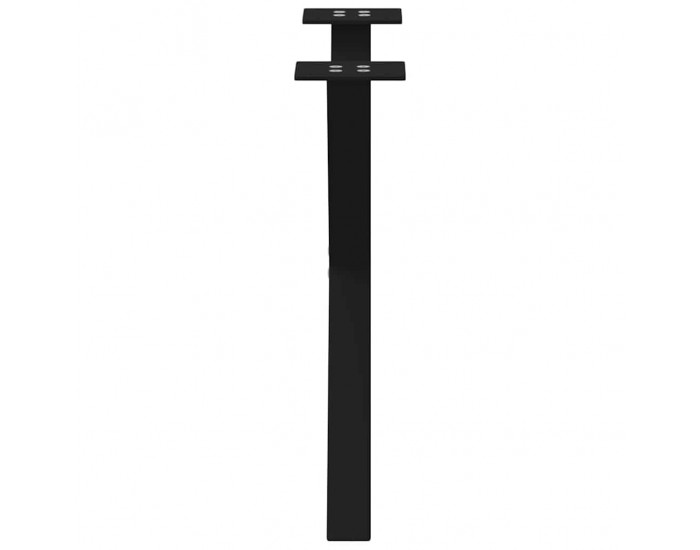 Sonata H Крака за масичка за кафе с форма на X 2 бр. черни 38x(42-43) cm