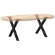 Sonata H Крака за масичка за кафе с форма на X 2 бр. черни 38x(42-43) cm
