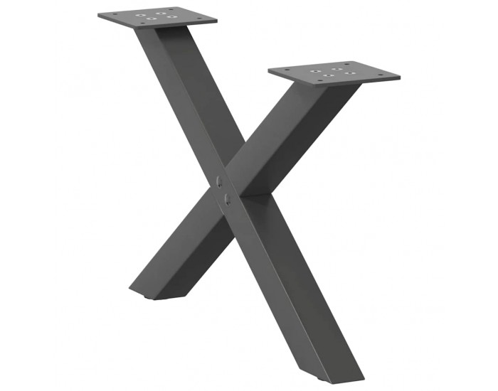Sonata H Крака за масичка за кафе с форма на буквата X 2 бр. антрацит