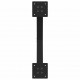 Sonata H Крака за масичка за кафе с форма на X 2 бр. черни 60x(30-31) cm