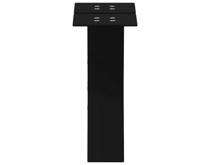 Sonata H Крака за масичка за кафе с форма на X 2 бр. черни 40x(30-31) cm