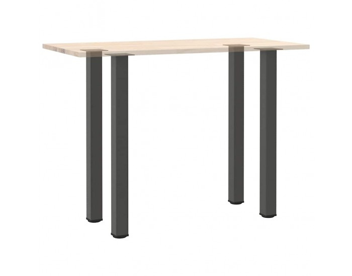 Sonata H Крака за бар маса 4 бр. антрацит 110-112 cm стомана