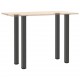 Sonata H Крака за бар маса 4 бр. антрацит 110-112 cm стомана