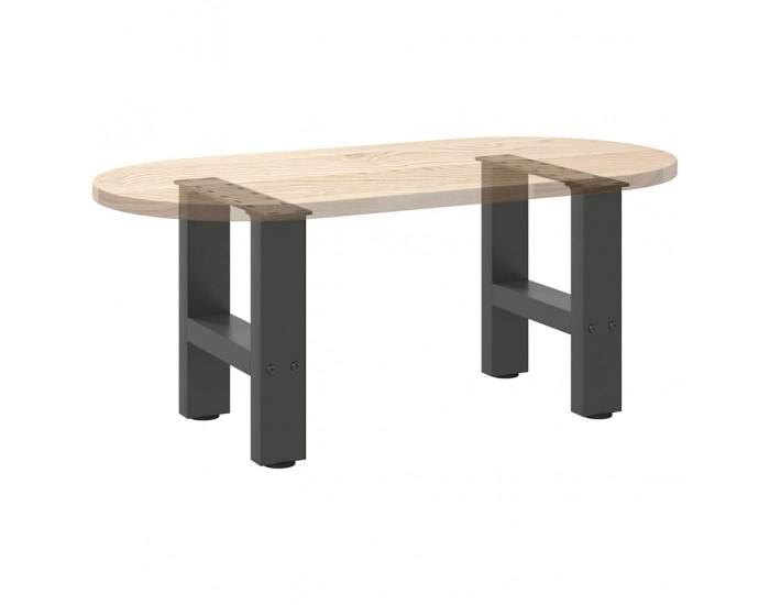 Sonata H Крака за масичка за кафе антрацит 2 бр. 40x(30-31) см стомана