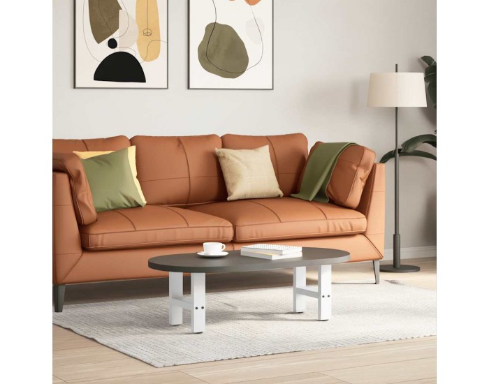 Sonata H Крака за масичка за кафе 2 бр бели 30x(30-31) см стомана