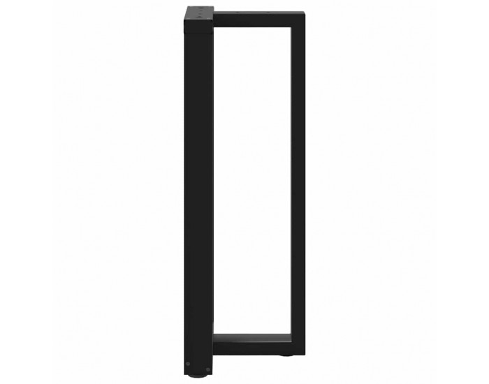 Sonata Picioare de masă de bar în formă de T, 2 buc., negru, 40x35x(100-101) cm, oțel