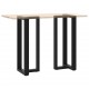 Sonata Picioare de masă de bar în formă de T, 2 buc., negru, 40x35x(100-101) cm, oțel