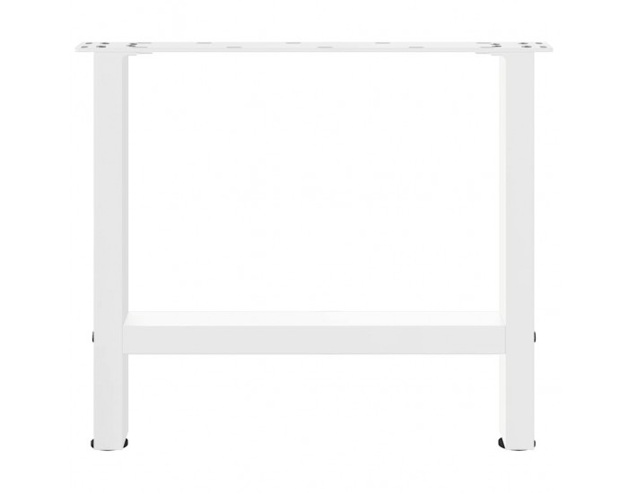 Sonata H Крака за масичка за кафе бели 2 бр. 60x(42-43) cm стомана