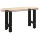 Sonata H Крака за масичка за кафе черни 2 бр. 28x(42-43) cm стомана