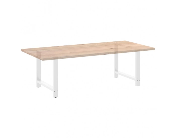 Sonata H Крака за трапезна маса бели 2 бр. 100x(72-73) cm стомана