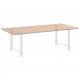 Sonata H Крака за трапезна маса бели 2 бр. 100x(72-73) cm стомана