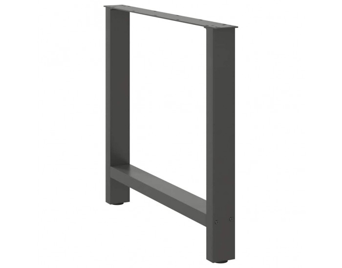 Sonata H Крака за трапезна маса Антрацит 2 бр. 80x(72-73) cm Стомана