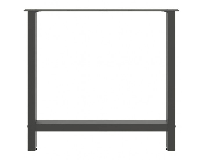 Sonata H Крака за трапезна маса Антрацит 2 бр. 80x(72-73) cm Стомана