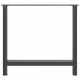 Sonata H Крака за трапезна маса Антрацит 2 бр. 80x(72-73) cm Стомана