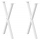 Sonata H Крака за маса за хранене с форма на X 2 бр. 57x(72-73) cm