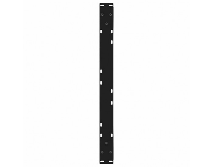 Sonata H Крака за масичка за кафе 2 бр. черни 70x(42-43,3) cm стомана