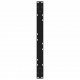 Sonata H Крака за масичка за кафе 2 бр. черни 70x(42-43,3) cm стомана