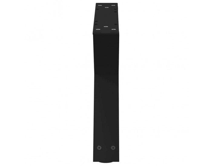 Sonata H Крака за масичка за кафе 2 бр. черни 60x(30-31,3) cm стомана