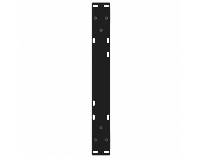 Sonata H Крака за масичка за кафе 2 бр. черни 60x(30-31,3) cm стомана