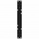 Sonata H Крака за масичка за кафе 2 бр. черни 60x(30-31,3) cm стомана